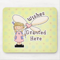 Wishes Granted Fairy Godmother Mouse Mat