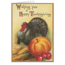 wishing You a Happy Thanksgiving Cards