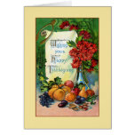 Wishing You a Happy Thanksgiving Notecard