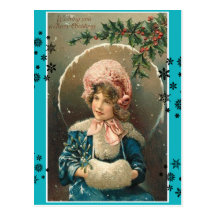 Wishing you a Merry Christmas - Card Postcard
