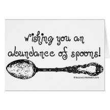 Wishing You an Abundance of Spoons Greeting Cards