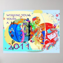 Wishing You and Yours A Happy New Year 2011 Print