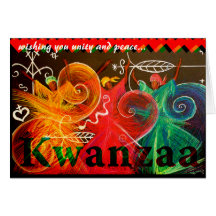 wishing you unity and peace... Kwanzaa Cards