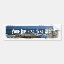 Wispy Clouds Over the Rocks; Promotional Bumper Stickers
