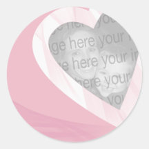 Wispy Heart Photo Sticker