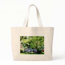 Wisteria on Lawn Tote Bag