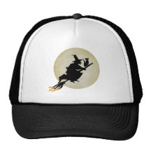 Witch and Cat Mesh Hat