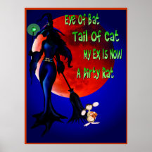 Witch and Rat Poster