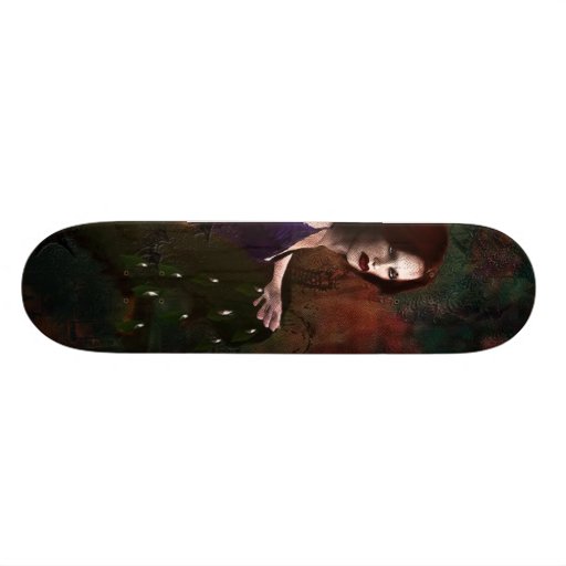 Witch and the Moon Skateboard