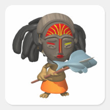 Witch Doctor Stickers