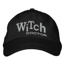 WITCH DOCTOR Style Halloween Embroidery Hat Baseball Cap