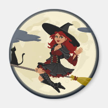 Witch Fridge Magnets