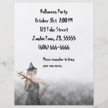 Witch - Halloween  Flyer