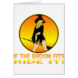 Witch If The Broom Fits Ride It Cards
