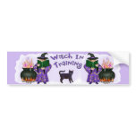Witch in Training Bumper Stickers