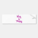 Witch in Training Bumper Sticker