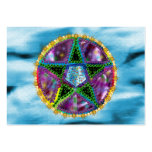 Witch Pentagram Business Card Templates