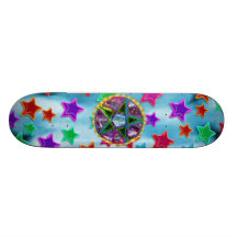 Witch Pentagram Skate Board Deck