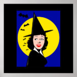 Witch Pin Up Posters