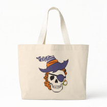 Witch Pirate Skull Bag
