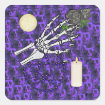 Witch Playthings Square Stickers