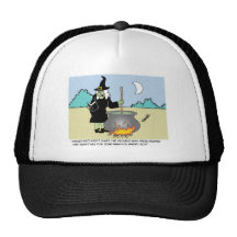 Witch With A Recipe Book Trucker Hats