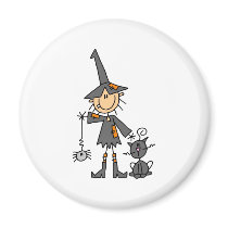 Witch with Black Cat