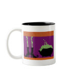 WITCHES BOOTS & CAULDRON COFFEE MUG
