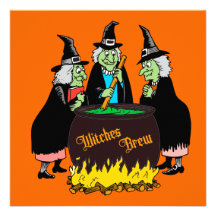 Witches Brew Halloween Invitation