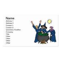 Witches Cauldron Business Card