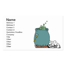 Witches Cauldron Business Cards