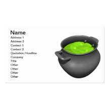Witches Cauldron Business Cards