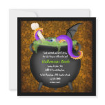 Witches Cauldron Halloween Party Invitation