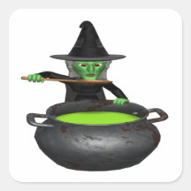 Witches Cauldron Stickers