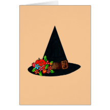 Witches Hat Card (customizable)