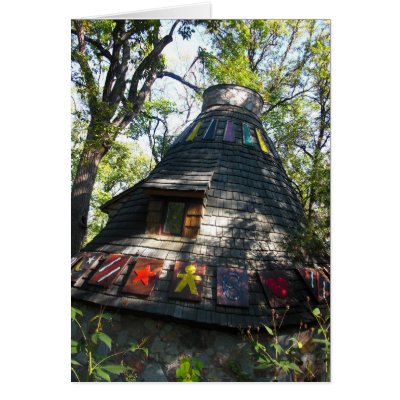 Witches Hut Card by MDKgraphics