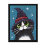 Witch's Familiar - Halloween Postcard