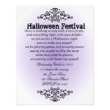 Witch's Filigree Custom Invitation