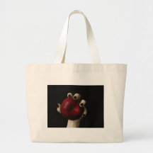 Witch's hand tote bags