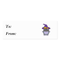 witchy goofkins hippo business card template