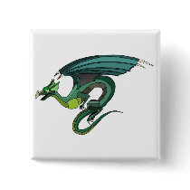 With a Glint in his Eye Pinback Button