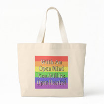 With An Open Mind You Will Be Open Hearted Tote Bag