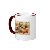 With Best Wishes Children Baking Card Coffee Mugs