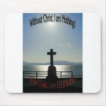 With Christ Mousepad