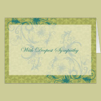 With Deepest Sympathy Card cards