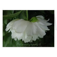 With deepest sympathy~from us card