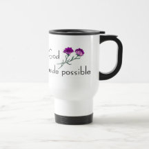 With God all things are made possible Mug