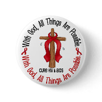 WITH GOD CROSS AIDS / HIV T-Shirts & Gifts