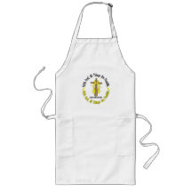 WITH GOD CROSS Liver Cancer T-Shirts & Gifts Aprons