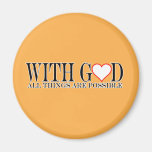 With GOD (Heart Design) Magnets